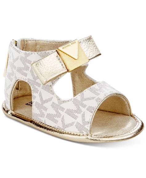 michael kors girl sandals|michael kors baby clothes girls.